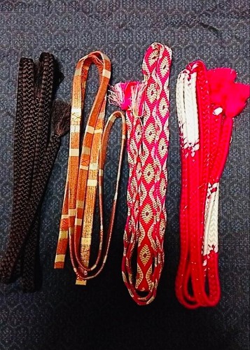 Obijime kimono accessories set